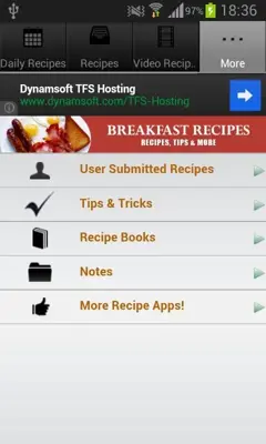 Breakfast android App screenshot 0